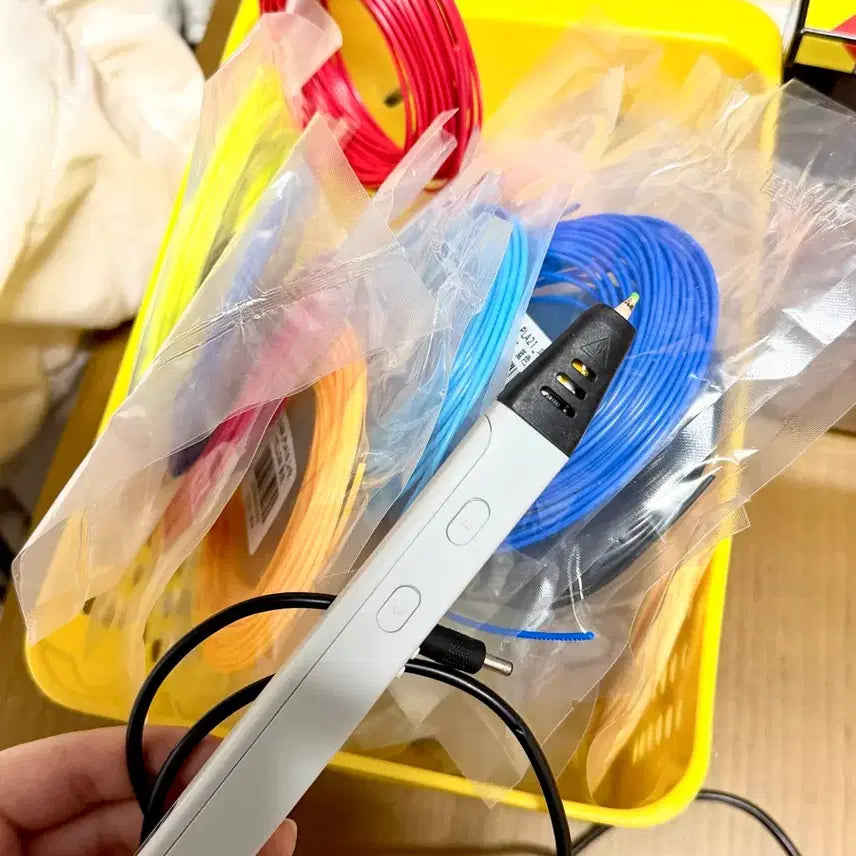 [BUNJANG] 3D Pen White Filament Bundle Set / 3D 펜 화이트 + 필라멘트 세트