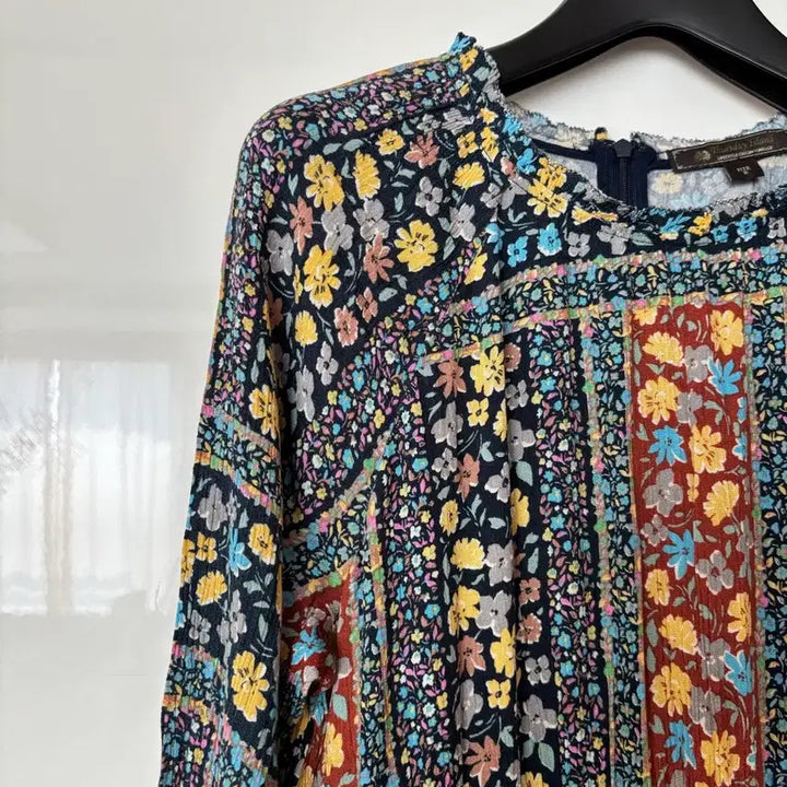 [BUNJANG] Thursday Island Ethnic Maxi Dress / 써스데이아일랜드 원피스 에스닉 인견100% 보헤미안 보호시크 롱 마랑히피