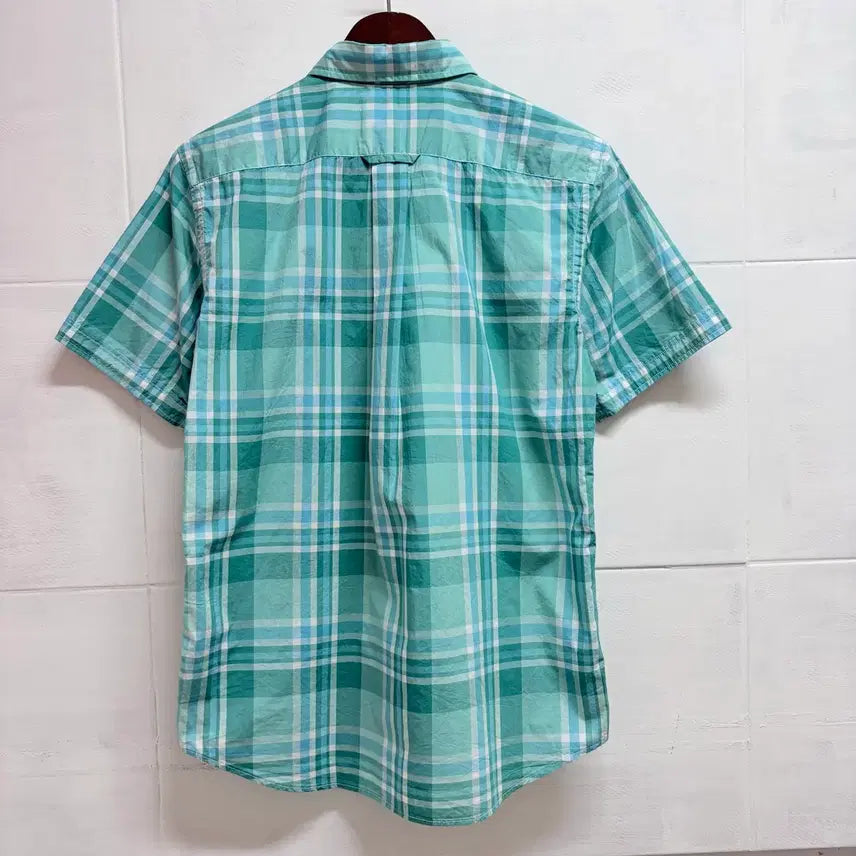 [SOLD OUT] BEAMS 빔즈 민트 체크 남방 셔츠 S