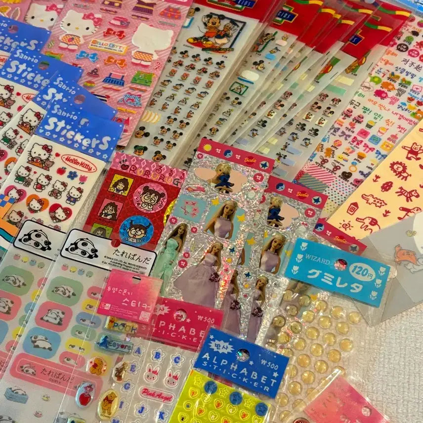 [BUNJANG] Vintage Sticker Bundle Set / 고전 스티커 일괄판매