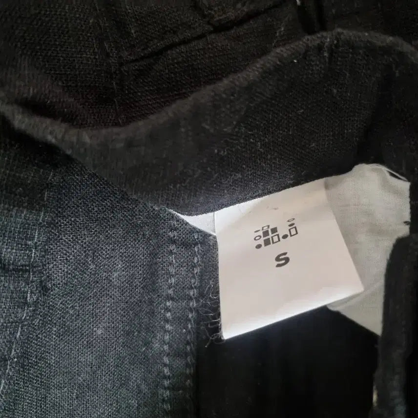 [BUNJANG] Black Linen Wide Pants / 블랙 와이드 팬츠 린넨식 새상품