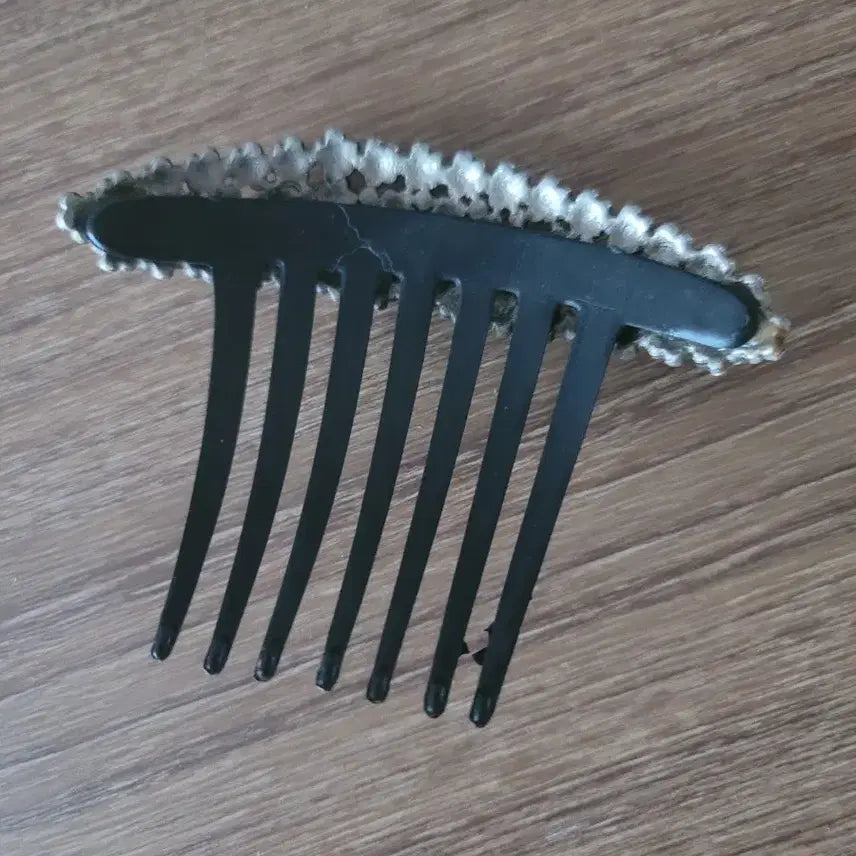 [BUNJANG] Black Cubic & Butterfly Hairpin Set / 대형 큐빅 헤어핀 올림머리