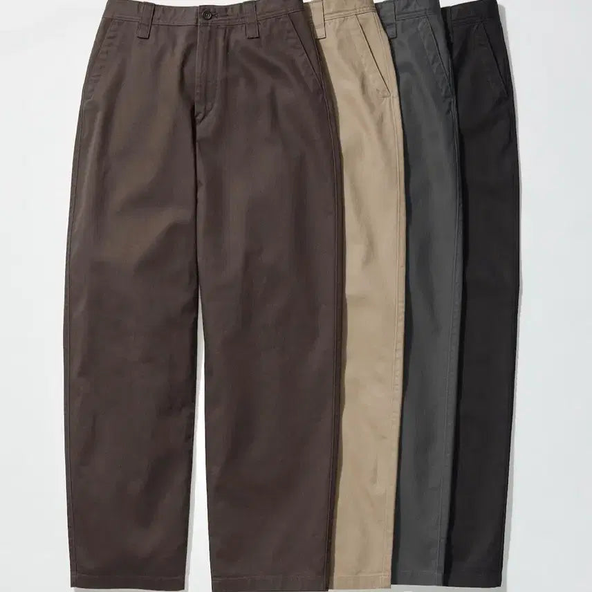 [BUNJANG] Uniqlo U Wide Fit Chino Pants - Deep Green / 76사이즈/사이즈표첨부) 유니클로 U  와이드핏 치노팬츠 - 딥그린