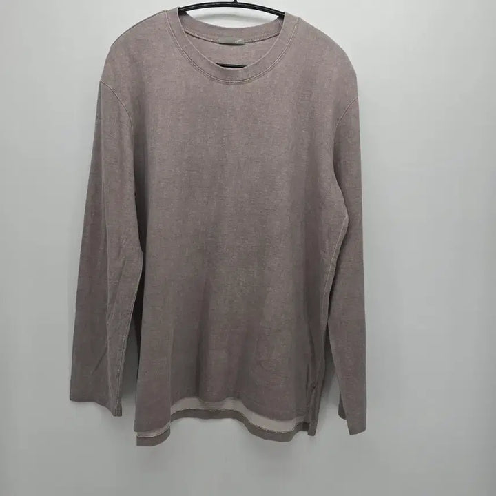 [BUNJANG] Unspecified Skull Embroidery Beige Long Sleeve T-Shirt / 스컬 자수  톤다운 베이지 롱슬리브 [B20117]