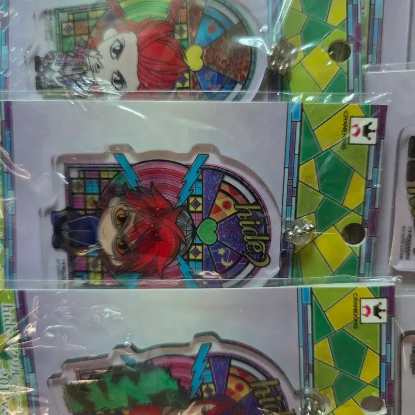 [BUNJANG] Hide Acrylic Plate Key Holder 2019 Version Set / 히데 아크릴 플레이트 키홀더 2019버전 6종 세트