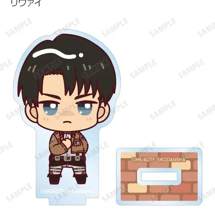 [BUNJANG] Attack on Titan Levi Ackerman SD Acrylic Stand / 진격의 거인 리바이 SD 아크릴 스탠드