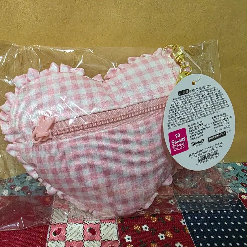 [BUNJANG] Marron Cream Sanrio Cushion Keychain Pouch Coin Purse / 마론 크림 산리오 쿠션 키링 파우치 동전 지갑