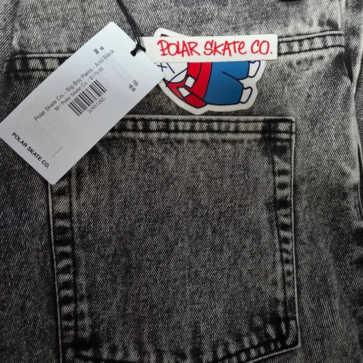 [BUNJANG] Polar Skate Co. Big Boy Jeans Acid Black / 폴라스케이트 빅보이진 애시드블랙