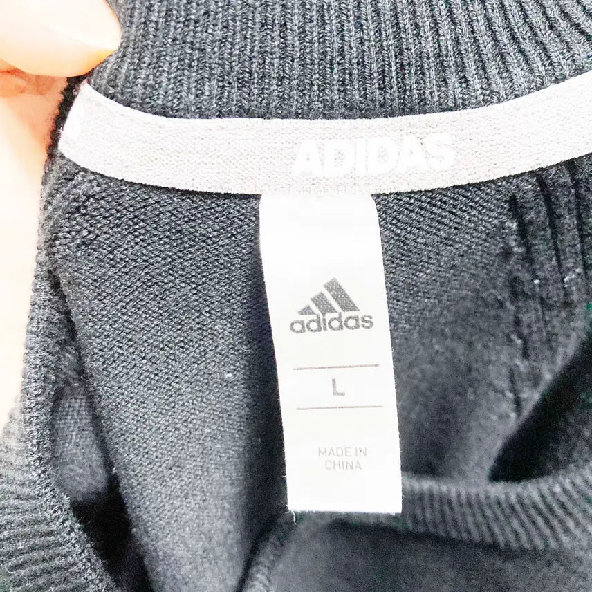 [BUNJANG] Adidas Men's Casual Knit Navy Sweater / 아디다스 남성캐주얼니트 네이비 L 진스센스