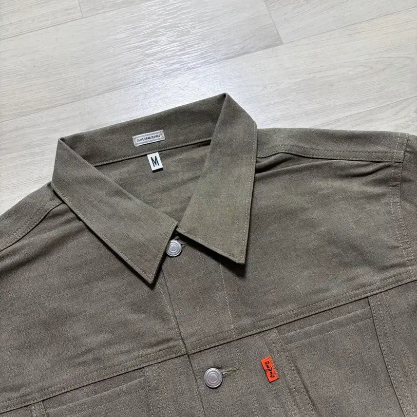 [BUNJANG] Olive Des Service ODS Fake Trucker Jacket Cocoa M / 올리브드랩서비스 ODS 페이크 트러커 자켓 코코아 M 판매