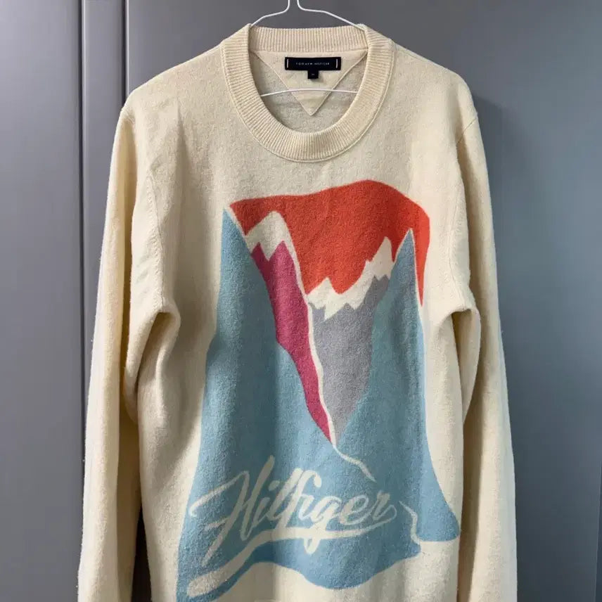 [BUNJANG] Tommy Hilfiger Wool Knit Sweater / 타미 힐피거 울 100% 니트 M 사이즈 100