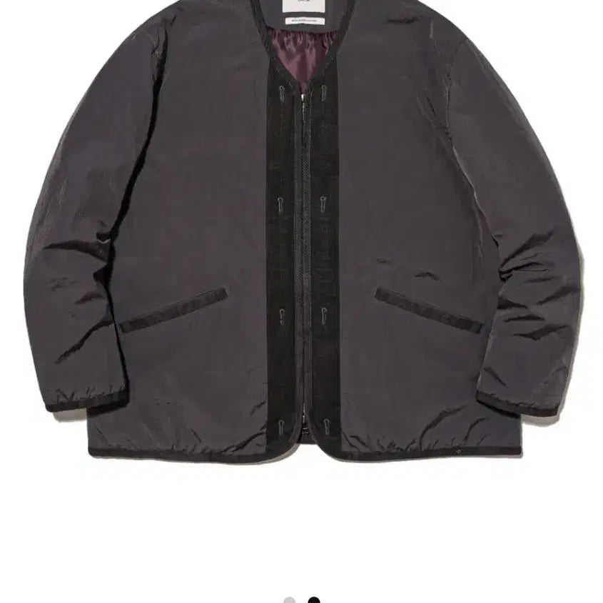 [BUNJANG] Ourselfs Liner Jacket Charcoal 25FW / 아워셀브스 라이너 자켓 챠콜 25fw