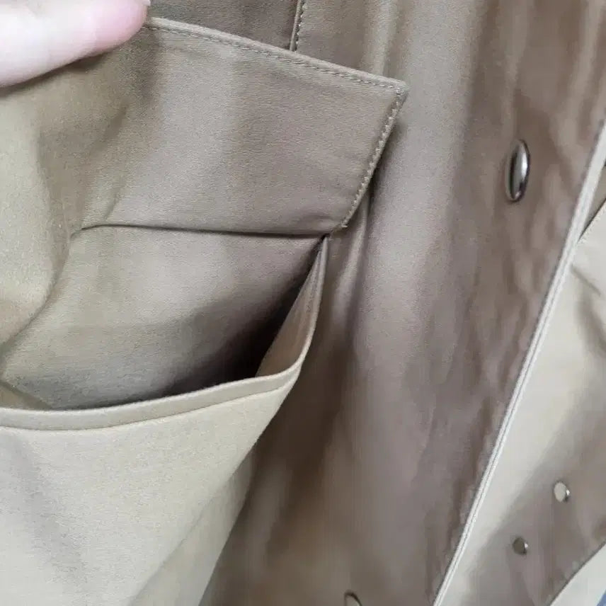 [BUNJANG] SYSTEM Hooded Long Coat (55) Oversized Fit / 시스템 후드 롱 코트 55 오버핏