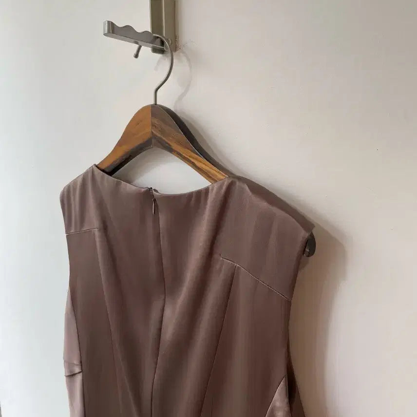 [BUNJANG] MOGG Satin Layered Dress / MOGG 모그 새틴 레이어드 원피스