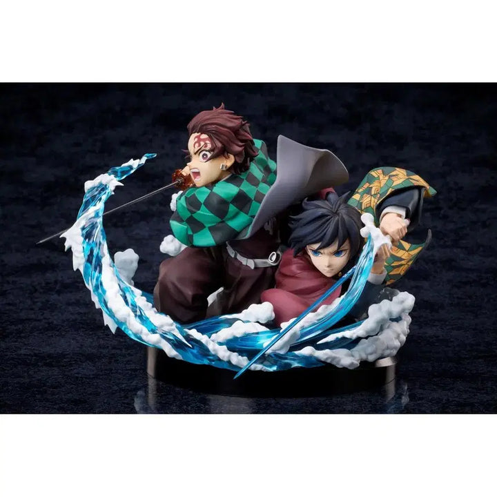 [BUNJANG] Aniplex Kimetsu no Yaiba Tanjiro & Giyu Art Scale Figure / 미개봉) 애니플렉스 귀멸의 칼날 A상 탄지로 기유 아트스케일 피규어