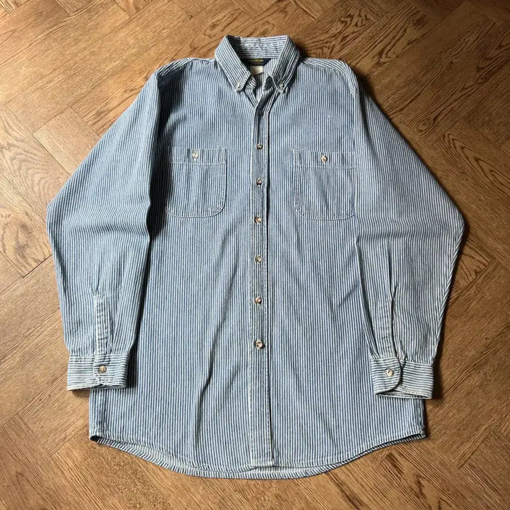 [BUNJANG] OshKosh Hickory Stripe Work Shirt / [L]90&