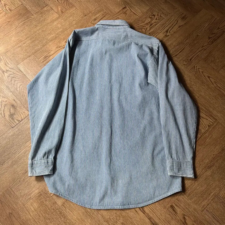 [BUNJANG] OSHKOSH 90's Hickory Stripe Work Shirt / [L]90's OSHKOSH 오시코시 히코리 스트라이프 워크 셔츠