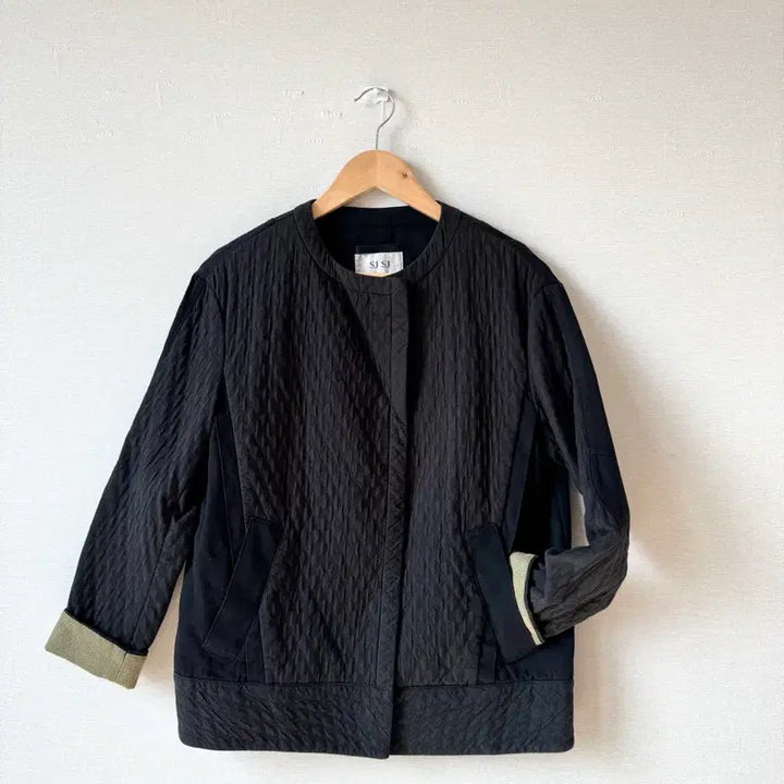 [BUNJANG] SJSJ Quilted Jacket Black / 한섬 SJSJ 봄 퀼팅 자켓 블랙 55-66