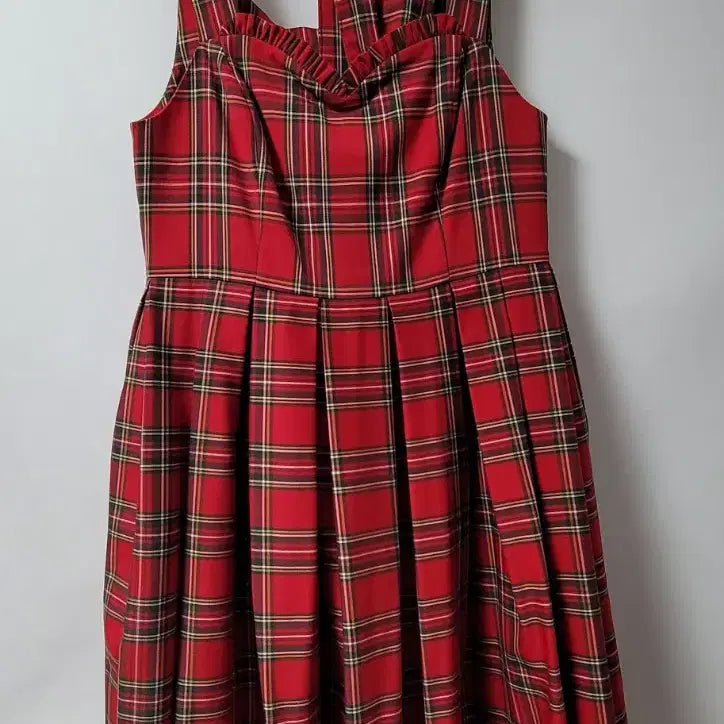 [BUNJANG] Baroque Hyacinth Tartan Check JSK Dress / 바로크 히아신스 타탄체크 JSK