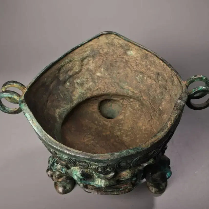 [BUNJANG] Bronze Goblin Mask Incense Burner / 청동 귀면(도깨비문) 화로!