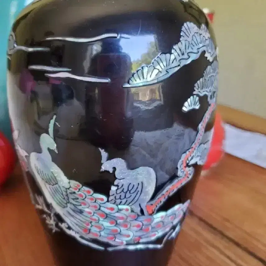 [BUNJANG] Antique Mother-of-Pearl Vase / 옛날 자개화병