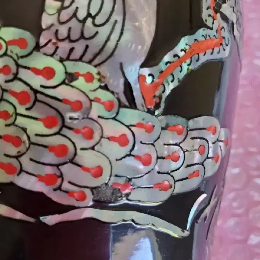 [BUNJANG] Antique Mother-of-Pearl Vase / 옛날 자개화병