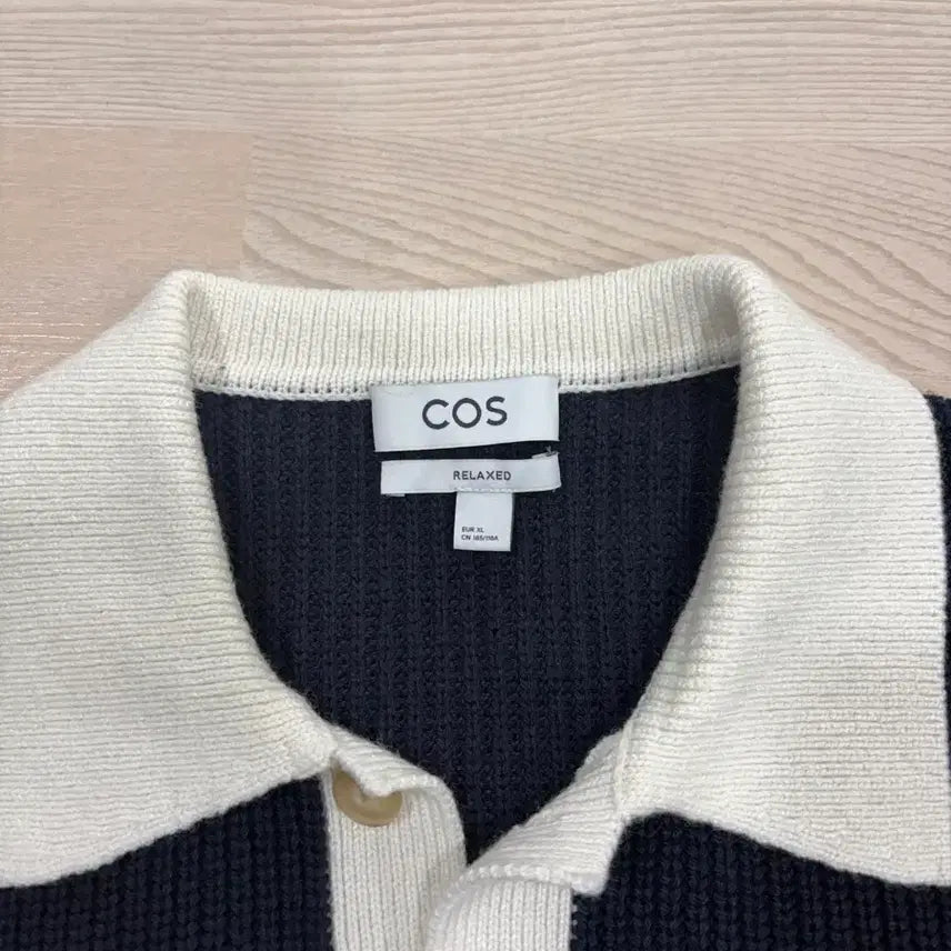 [BUNJANG] COS Wool Blend Rugby Polo Knit / [XL] COS 코스 울 블렌드 럭비 폴로 니트