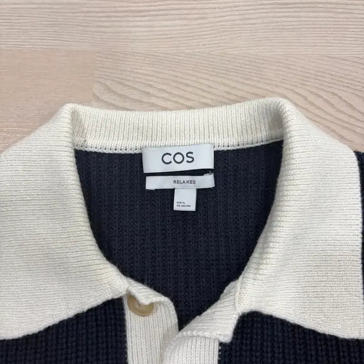 [BUNJANG] COS Wool Blend Rugby Polo Knit / [XL] COS 코스 울 블렌드 럭비 폴로 니트