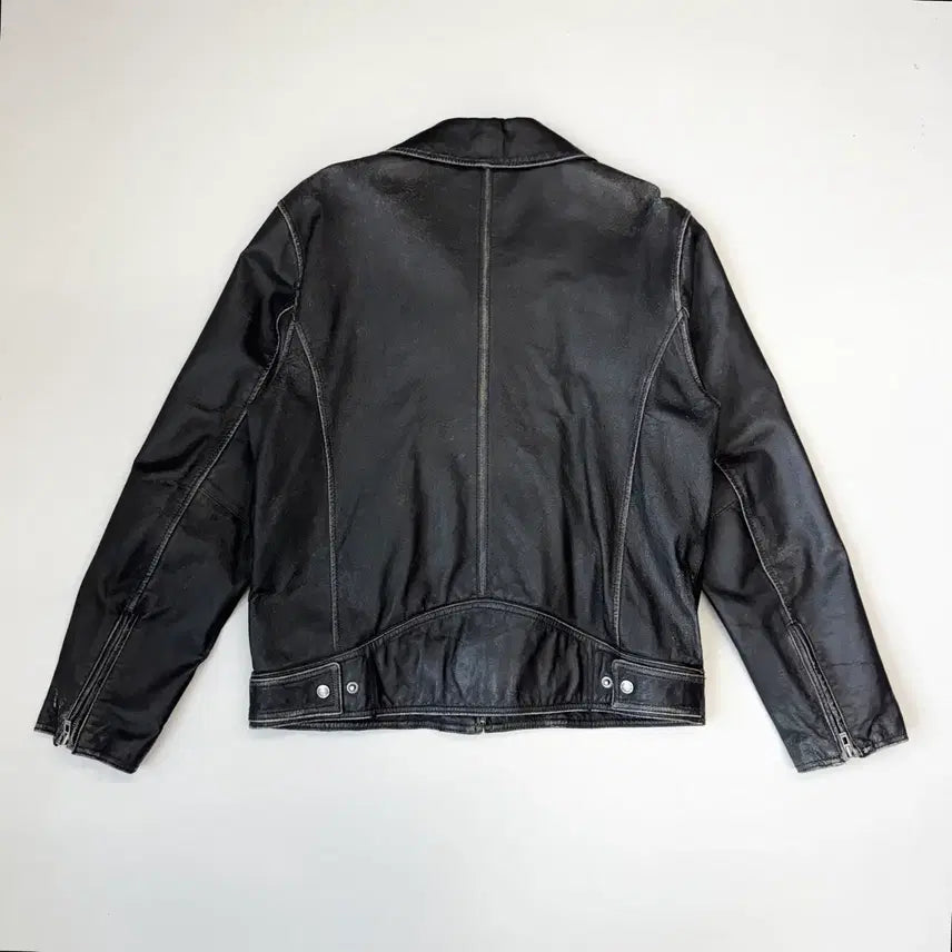 [BUNJANG] Guess 90s Vintage Lambskin Leather Jacket / 게스 90s 올드 양가죽 리얼레더 빈티지 가죽자켓