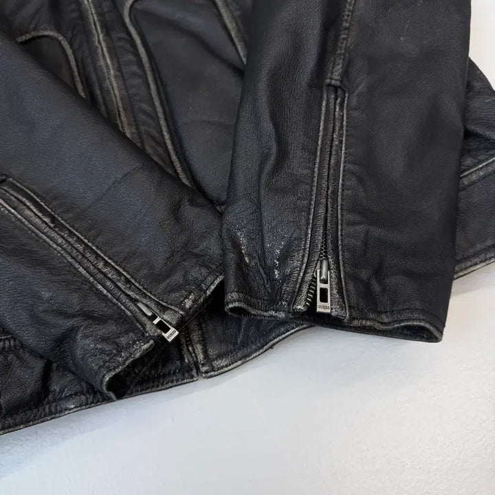 [BUNJANG] Guess 90s Vintage Lambskin Leather Jacket / 게스 90s 올드 양가죽 리얼레더 빈티지 가죽자켓