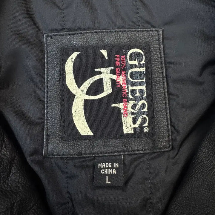 [BUNJANG] Guess 90s Vintage Lambskin Leather Jacket / 게스 90s 올드 양가죽 리얼레더 빈티지 가죽자켓