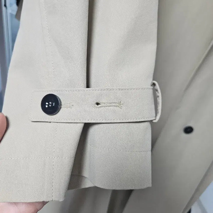 [BUNJANG] SJSJ Sand Beige Belted Trench Coat / SJSJ 샌드베이지 벨티드 트렌치 코트 55 한섬 시스템