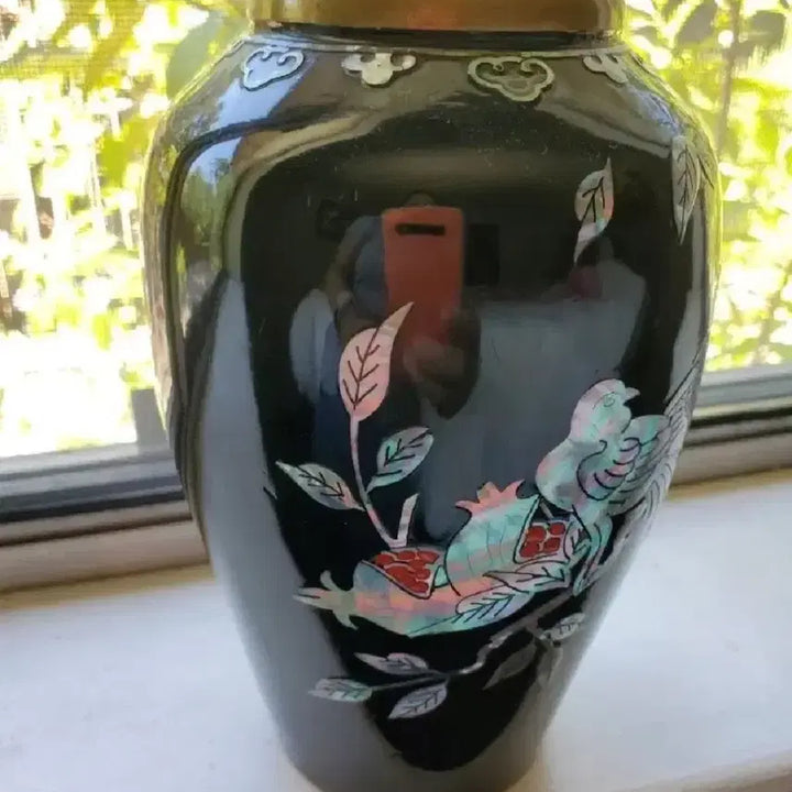 [BUNJANG] Antique Mother-of-Pearl Vase / 옛날 자개화병