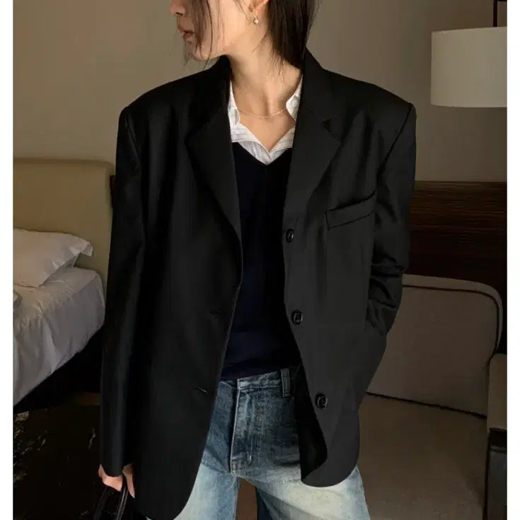 [BUNJANG] New York Nine Studio Full Jacket M / 뉴욕나인스튜디오 풀 자켓 m