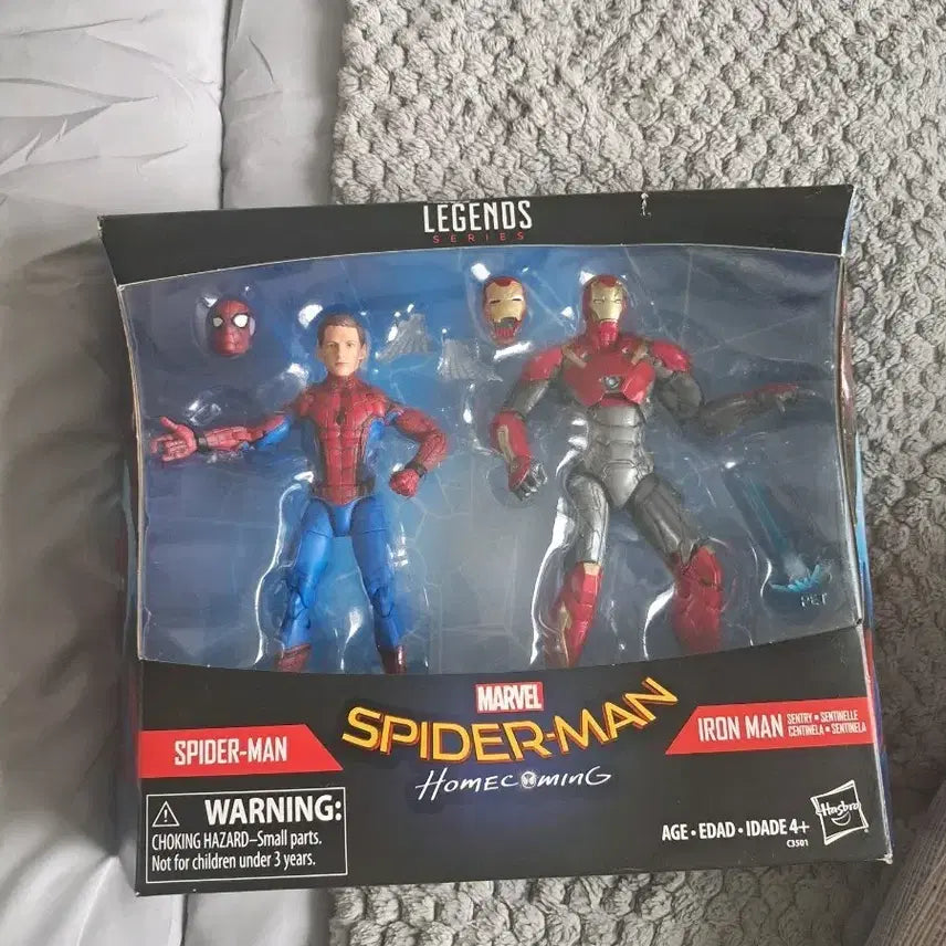 [BUNJANG] Marvel Legends Iron Man Spider-Man Homecoming Figure 2-Pack / 마블레전드 아이언맨 스파이더맨 홈커밍 피규어 2팩