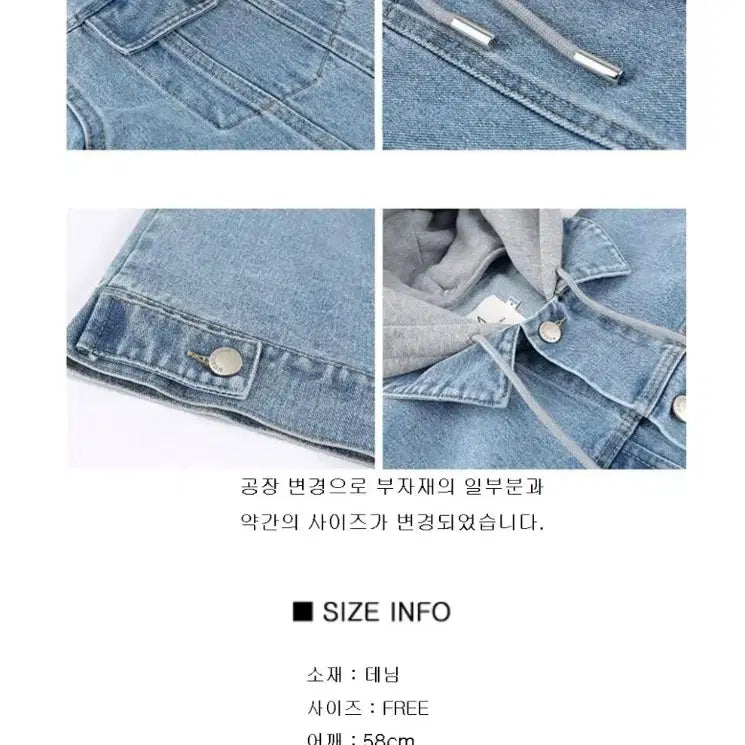 [BUNJANG] Hooded Denim Jacket / <자켓>후드 데님 청자켓/청자켓/후드자켓/새상품