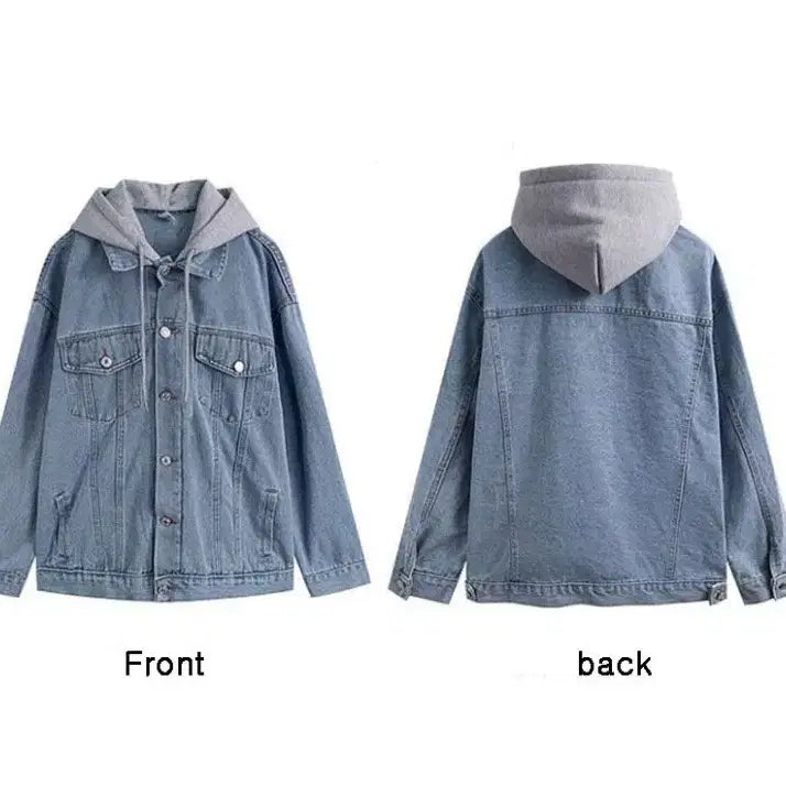 [BUNJANG] Hooded Denim Jacket / <자켓>후드 데님 청자켓/청자켓/후드자켓/새상품