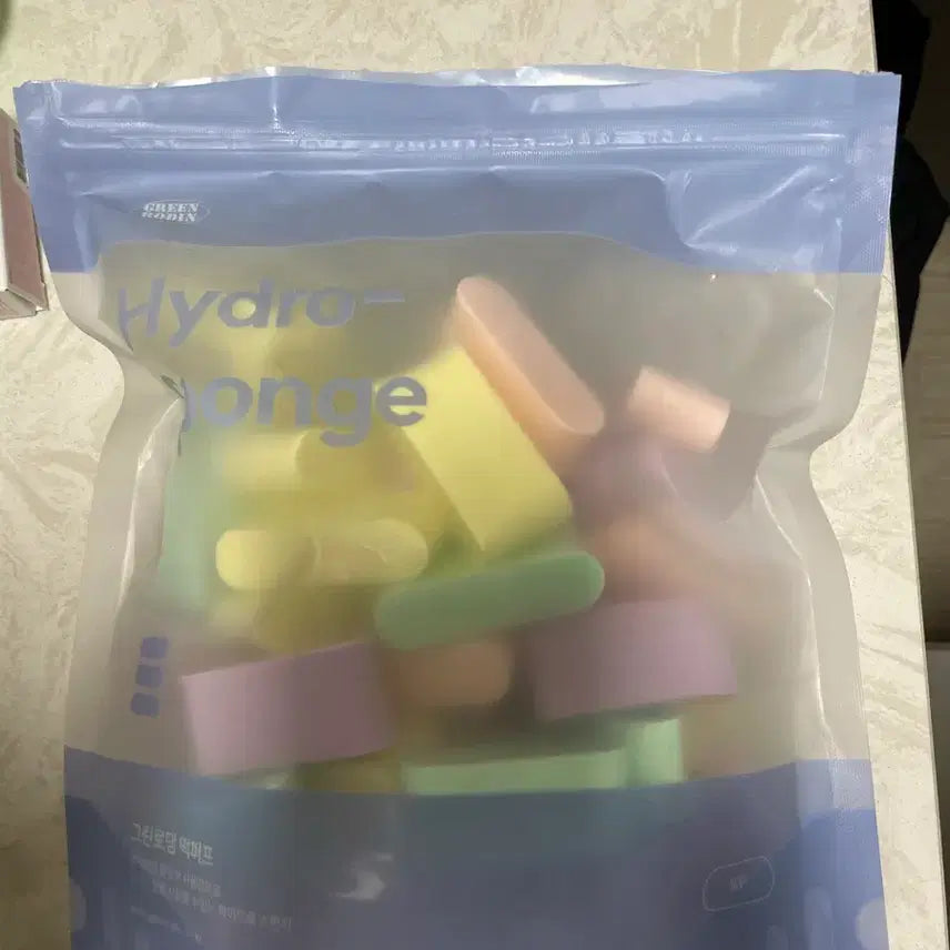 [BUNJANG] Green Rodin Hydro Sponge 50P / 그린로댕 하이드로 스펀지 50P