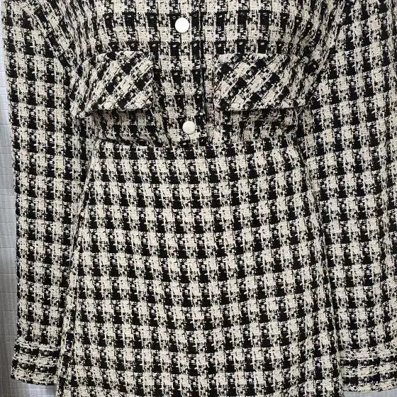 [BUNJANG] Spao Tweed Setup - Black and White / 스파오 트위드 셋업 M/L