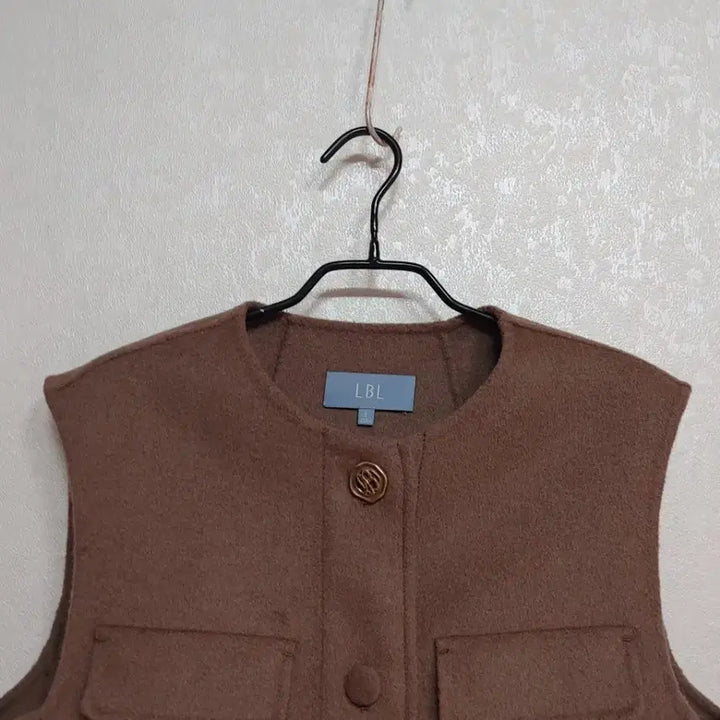 [BUNJANG] LBL Handmade Brown Wool Vest / LBL핸드메이드 브라운 모직 조끼