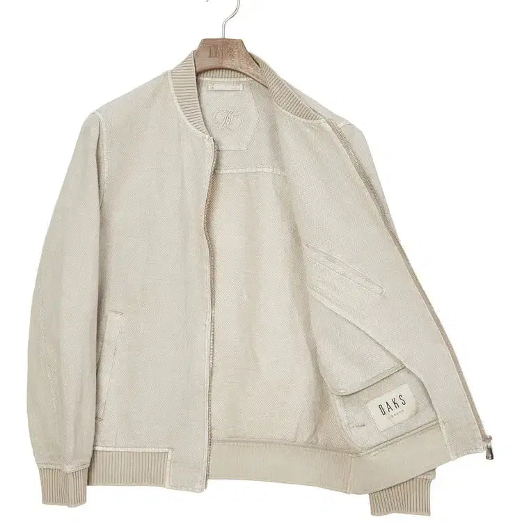 [BUNJANG] Daks Men's Garment Dyed Beige Jumper / 닥스 남성 가먼트다잉 간절기 점퍼 베이지 115 새제품