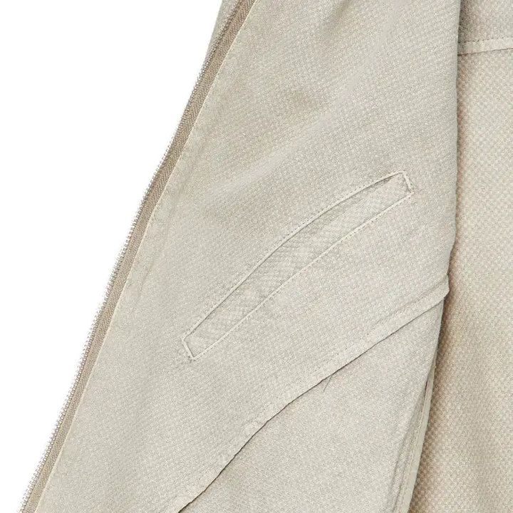 [BUNJANG] Daks Men's Garment Dyed Beige Jumper / 닥스 남성 가먼트다잉 간절기 점퍼 베이지 115 새제품