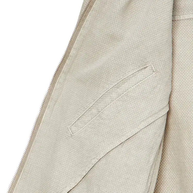 [BUNJANG] Daks Men's Garment Dyed Beige Jumper / 닥스 남성 가먼트다잉 간절기 점퍼 베이지 115 새제품