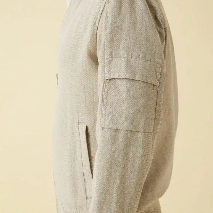 [BUNJANG] Daks Men's Garment Dyed Beige Jumper / 닥스 남성 가먼트다잉 간절기 점퍼 베이지 115 새제품