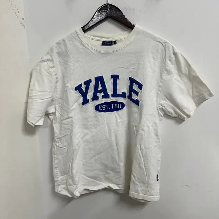 [BUNJANG] Yale White T-Shirt / [만원 아라비아빈티지]예일 YALE 흰색 반팔 티셔츠 95