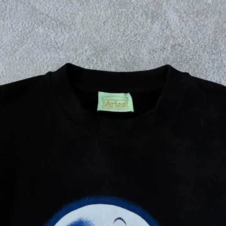 [BUNJANG] Aries Casper Character Black Sweatshirt / Aries 아리스 캐스퍼 캐릭터 맨투맨 블랙