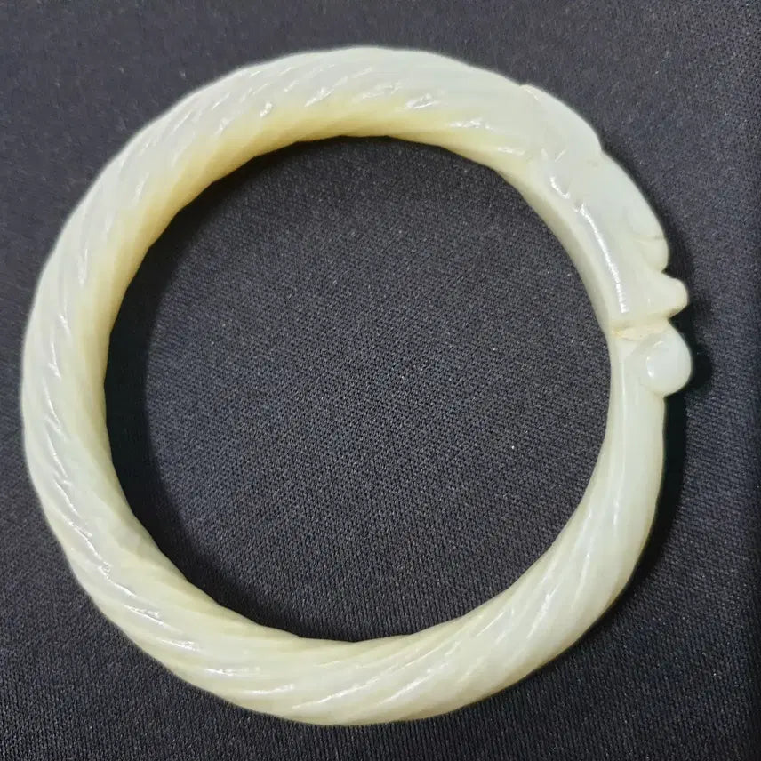 [BUNJANG] Jade Dragon Head Bracelet / (수원만물)용두 화전옥 팔찌