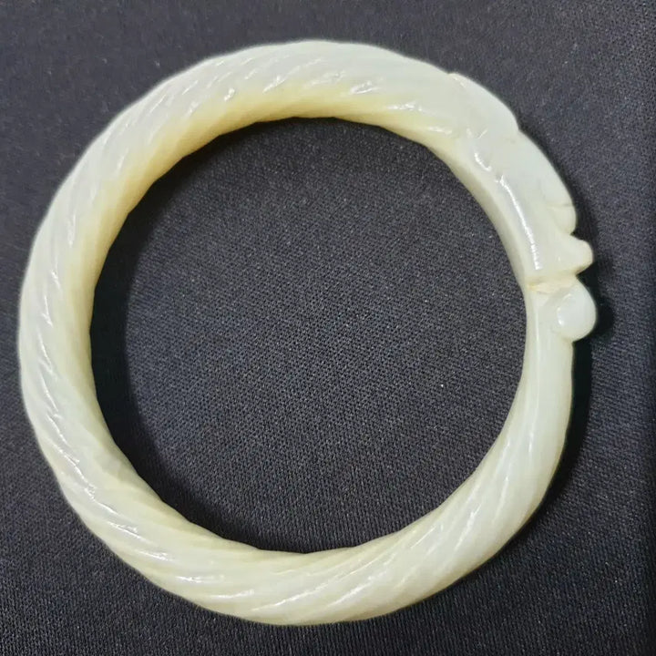 [BUNJANG] Jade Dragon Head Bracelet / (수원만물)용두 화전옥 팔찌