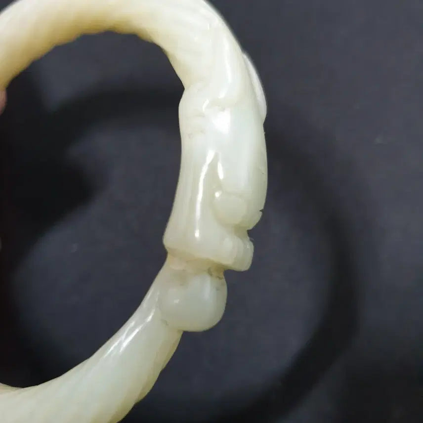 [BUNJANG] Jade Dragon Head Bracelet / (수원만물)용두 화전옥 팔찌