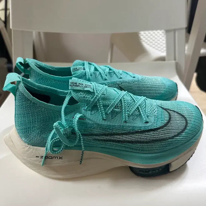 [BUNJANG] Nike Air Zoom Alphafly Next% Hyper Turquoise Running Shoes / 나이키 에어 줌 알파플라이 넥스트% 하이퍼 터콰이즈